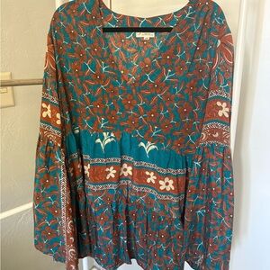 Floral Bohemian Women Top